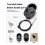 2 Sets Recliner Replacement Parts - Recliner Handle, Release Pull Cable Fits Most Recliner Sofas 2