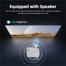 AUN Y3 Projector Portable Home Theater 3D Cinema Compact LED Video Projector for TV & Movies AU PLUG