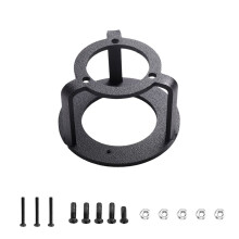 Soporte Circular Inferior de Metal Negro Rociado para Lidar N10 y N10P