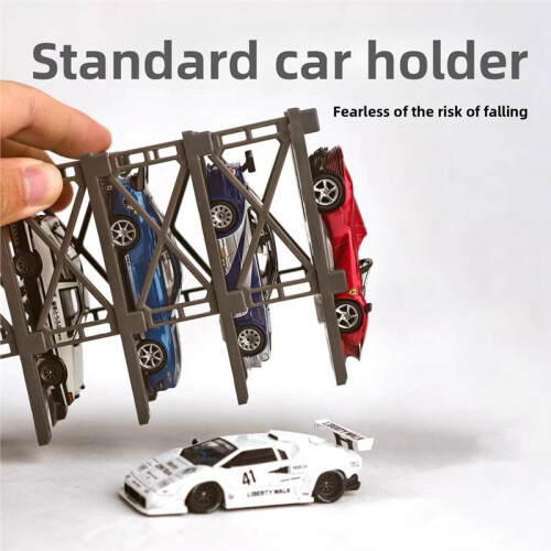 Module Car Model Moduleized 3D Garage Model Storage Small Proportion 1/64 Display Box Car Model Toy Collectible