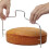 Double  Adjustable Metal Cake Cutter Stainless Steel Cake Pastry Slicer Tools Decorating Mold Bakeware Baking Tool 4