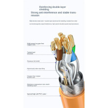 Industriële CAT8 Camera Netwerkkabel 10 Gigabit Ethernet Hoge Flexibele Afgeschermde Vergrendelbare RJ45 voor Basler Gige AVT CCD