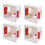 4pcs Type-86 Flush-Mount Junction Boxes for Plasterboard, Suitable for Recessed Electrical Installations 1