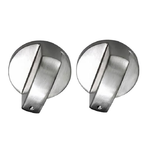 2Pcs Metal Universal Gas Stove Control Knobs Adaptors Oven  Cooking Surface Control Locks Gas Stove Oven Knobs 1