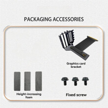 PCIE 5.0 16X GPU Card Bracket PCI-E 15CM Extension Cable for 3090 4090 Card GPU Mounting Holder B