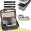 Large Capacity Smell Proof Travel Box with Combination Lock and Removable Compartments 2