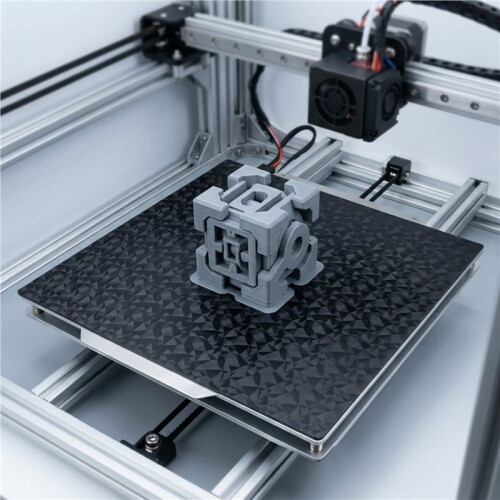 Double Sided Build Plate PEO Flake Debris Sheet Flexible Platform for Flashforge Creator 5/5 Pro W/4pcs Silicone Cover 2