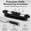 Portable Knife Sharpener, Handheld Angle Guided Knife Sharpener with 15/17/25 Adjustable Angle,for Kitchen & Travel 5