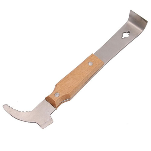 Wood Handle Honey Scraping Scraper Multifunctional Hive Scraper Beekeeper Beekeeping Hive Tool Apiculture Supplies 2