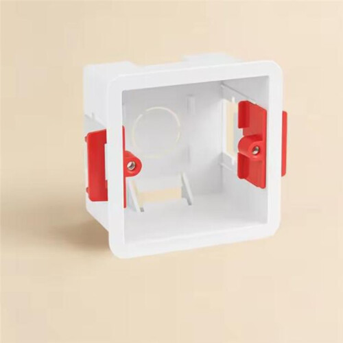 4pcs Type-86 Flush-Mount Junction Boxes for Plasterboard, Suitable for Recessed Electrical Installations 2
