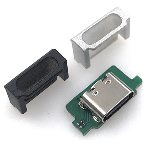 1pcs DIY Usb Port USB-C USB Type-C Charging Port Comfortable for Gameboy Micro Charging Por Silver 1