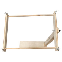 Verstellbarer Tischstickrahmen Kreuzstichrahmen Halter, Näharbeiten Tisch Lap Stand + Split Rail Scroll Rahmen