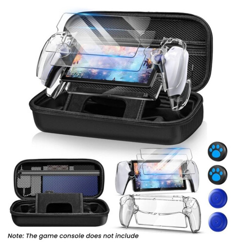 Accessory Kit for  Portal: Portable Carrying Case, Protective Shell, Screen Protector, and Thumbstick Caps. 2