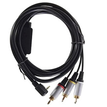 TV AV Video Composiet Kabelsnoer voor PSP 2000 Console, Video-Uit Naar TV Monito AV-Lijn