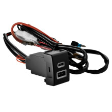 Car Fast Charging USB QC3.0 Port +PD TYPE-C Socket Charger Plug Adapter for Jimny X5 Tianyu SX4 Swift Vitara B