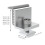 Solar Panel Mounting Bracket Adjustable 35-50mm Medium Clamps, Aluminum for Fixing Photovoltaic Solar Panel Modules 7
