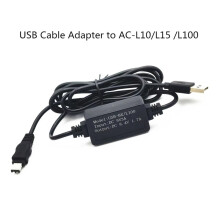 5V USB Drive Cable Power AC-L100 AC-L10A AC-L15A AC-L100A for Handycam DCR-TRV MVC-FD DSC-S30 DCR-DVD100 Camcorder