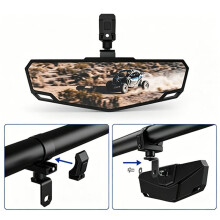 UTV Adjustable Rearview Mirror (1.75-2 Inches) Suitable for , , , Bombardier ATV