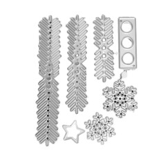 Weihnachtsbaum-Stanzschablonen Aus Metall für Scrapbooking, Kartenbasteln und Weihnachtliche Papierbastelarbeiten