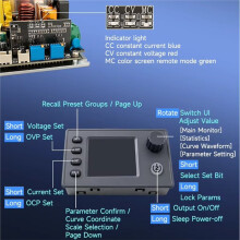 WP3010 Adjustable Voltage Regulators Built in Pre Stage Color Screen CNC Adjustable Power Supply Module 32V 10A 320W