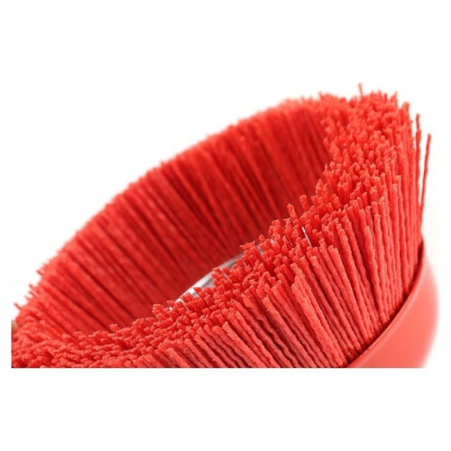 Escova de Nylon de 5 Polegadas (125 mm) com Disco Abrasivo M14 para Polimento e Rebarbação de Metal, Madeira e Vidro. 1