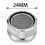 Water Saving Faucet Tap Aerator with Replaceable Filter Mixed Nozzle 24mm Thread - Bathroom Faucet Bubbler Replacement 6
