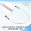 HiFi Copper Silver Braided Cat8 High Speed Ethernet Cable 40Gbps 2000MHz RJ45 Network Patch Audio Cable 1