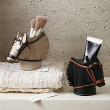Luxury Horse- Storage Box - Decorative Desk Accessory for the Living Room or Study Make Organizer Organizer Box B