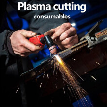 Kit de 26 Consommables pour Découpeur Plasma 50-60 A : Électrodes, Buses, Coupelles de Protection et Guides
