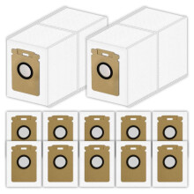 Sacs à Poussière H60 Hub Ultra Compatibles avec L'Aspirateur Sans Fil pour H60 Hub Ultra/ H60 Hub/ H60 Hub Pro (12 Unités)