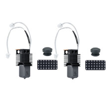 2 Stuks 0,2 mm Hotend Upgrade Nozzles van Gehard Staal voor Snapmaker U1 Printer