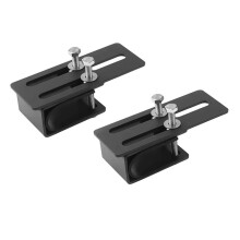 2 Pack Roof Rack Light Bar Brackets , Adjustable Car Roof Rack Bracket No-Drill Clamps
