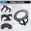 N10 and N10P Lidar Support Bottom Circular Support Metal Black Sprayed Finish 3