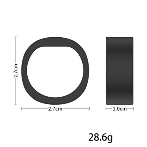8Pcs Protective Cover for RingConn Gen2/2 Air Shockproof Anti Drop Dustproof Silicone Protective Sleeve, Anti-Scratch M 2