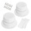 Tampas de Ventilação para Encanamento de RV, Kit de Substituição de Tampas de Ventilação para Tubos de 1 A 2 3/8 Polegadas, para Trailers e 1