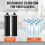 2Pcs Water Filters Replacement Activated Carbon Purification Elements, Gravity Filter System Compatible with Most Brands 6