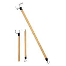 Bastone da Vestizione da 68,5 cm (27 Pollici), Bastone Lungo per Anziani, Disabili e Persone con Mobilità Ridotta - Ausilio Quotidiano per Vestirsi.