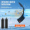 2Pcs Water Filters Replacement Activated Carbon Purification Elements, Gravity Filter System Compatible with Most Brands 5