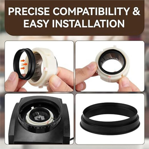 6 Pcs Gasket Replacement for Baratza Encore/ESP/Virtuoso+ Coffee Grinder Silicone Seal  Replacement Accessory 2