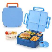 Boîte à Lunch Portable, Étanche et à Plusieurs Compartiments - Conçue avec une Poignée, Convient Aux Enfants - Sans Récipient Isotherme