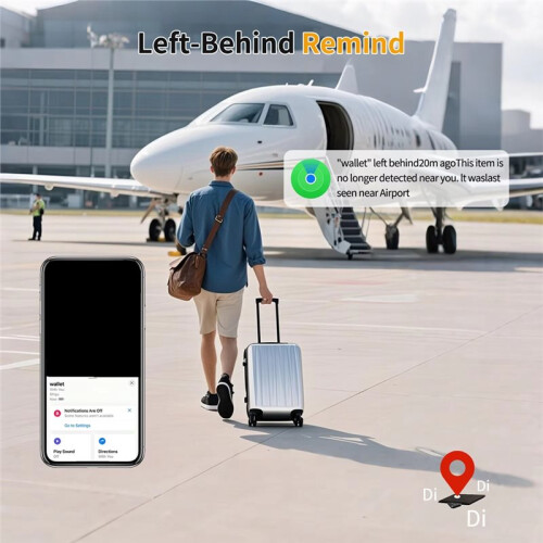 2pcs  Wallet Tracker Card for Pets Wireless Charging Works for  Find My (IOS Only) IP68 Waterproof Tracker 2