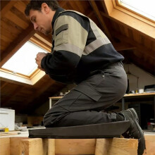 1 Stück Zehen-Knie-Kriecher-Knieschoner für Dachboden - Knieschutz Aus Hochdichtem Schaumstoff für Bau- und Dämmarbeiten