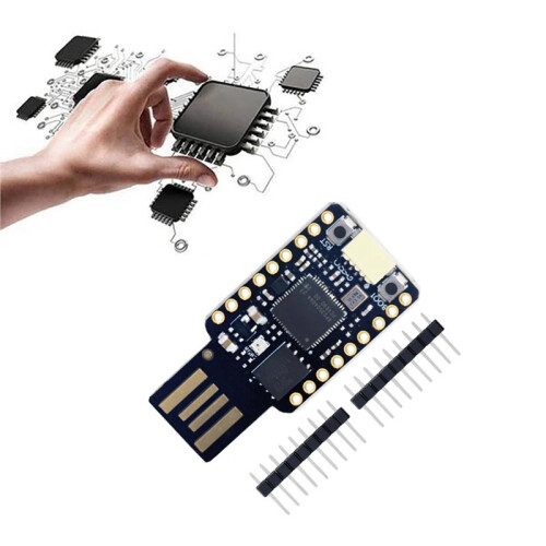 2 Stuks RP2350  USB-Ontwikkelingsbordmodule voor Raspberry Pi Dual Core 4MB Flash USB-Toolmodules JST1.0 4-Pins 2