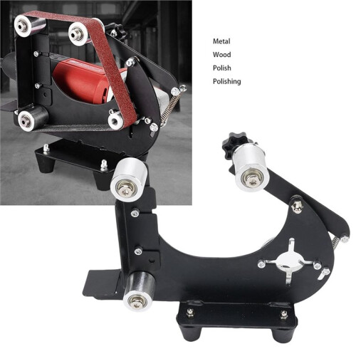 Kit de Lixa de Cinta para Esmerilhadeira Angular para Polimento e Desbaste de Metal e Madeira, Fácil de Instalar 1