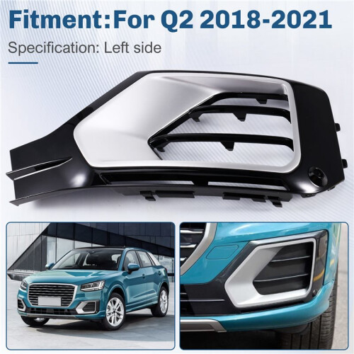 Frontstoßstangen-Grill Nebelscheinwerferabdeckung für  Q2 2018-2021 2
