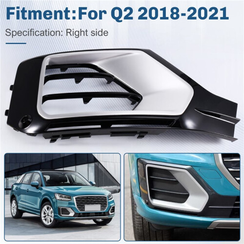 Framstötfångargrillens Dimljuslock för  Q2 2018-2021 Höger 2