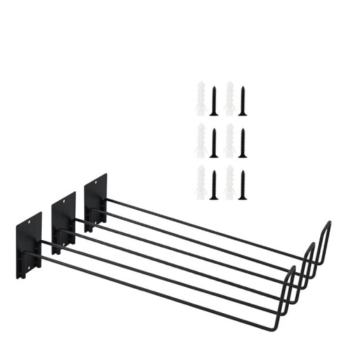 3 Pcs Pool Float Storage Holder, 17.3 Inch Wall Mount Pool Float Organizer Storage Rack with Hangers for Swimming