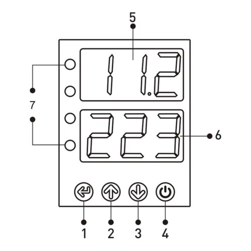 AVR-40A Dual Display Adjustable Voltage and over-Current Protection Relay Based Automatic Voltage Protector 2