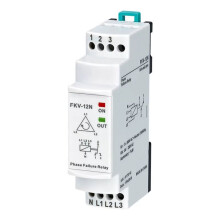 FKV-12N Beschermingsrelais 3x380VAC met Neutraal Driefasig Fasefalen, Fase-Asymmetrie (Vast. 40%) Relais