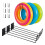 3 Pcs Pool Float Storage Holder, 17.3 Inch Wall Mount Pool Float Organizer Storage Rack with Hangers for Swimming 2